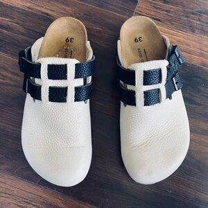 Genuine Leather Clogs 8.5